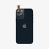 AGL07163 - iPhone 15 Pro / 15 Pro Max Optik Pro Lens Protector in natural titanium showing the device